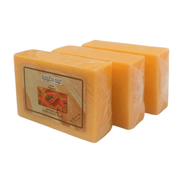 Papaya Goat Milk Soap 100g x 3pcs - Image 4